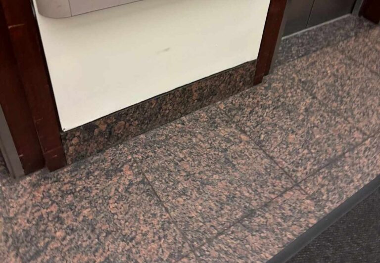 Granite floor and base installation detail | United City Construction